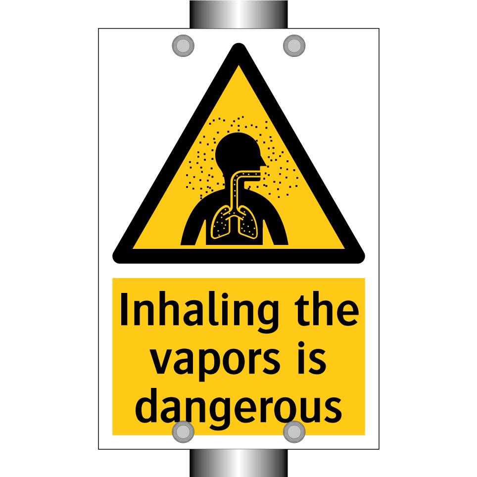 Inhaling the vapors is dangerous