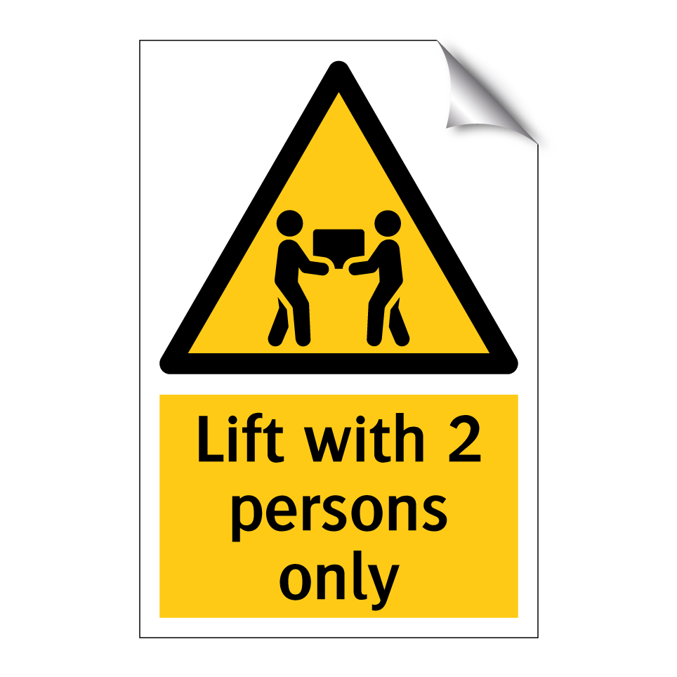 Lift with 2 persons only