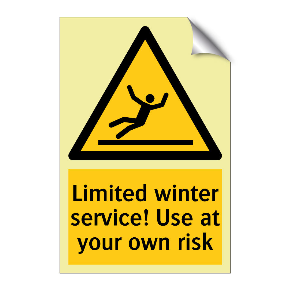 Limited winter service! Use at your own risk