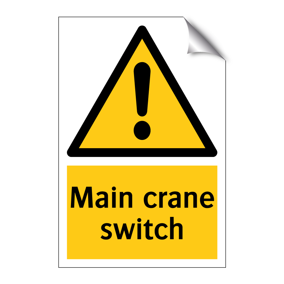 Main crane switch