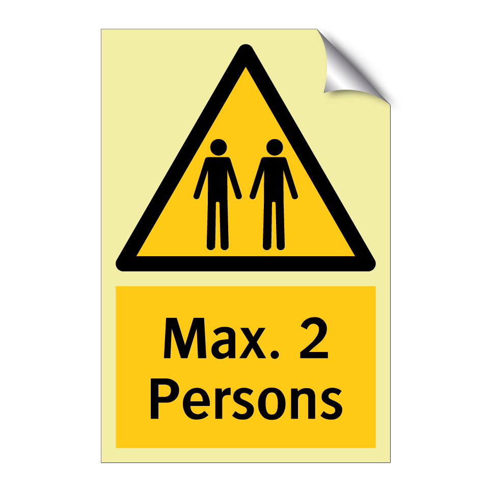 Max. 2 Persons