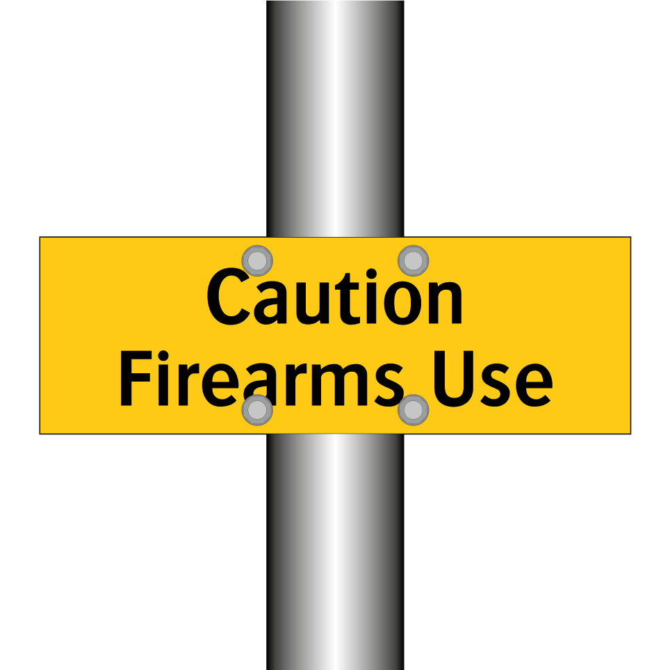 Caution Firearms Use