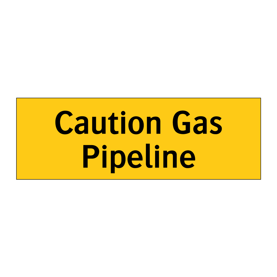 Caution Gas Pipeline
