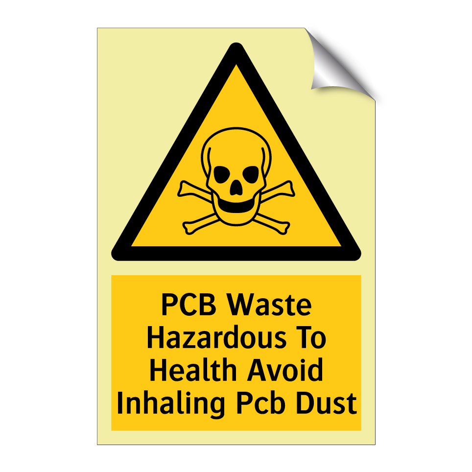 PCB Waste Hazardous To Health Avoid Inhaling Pcb Dust