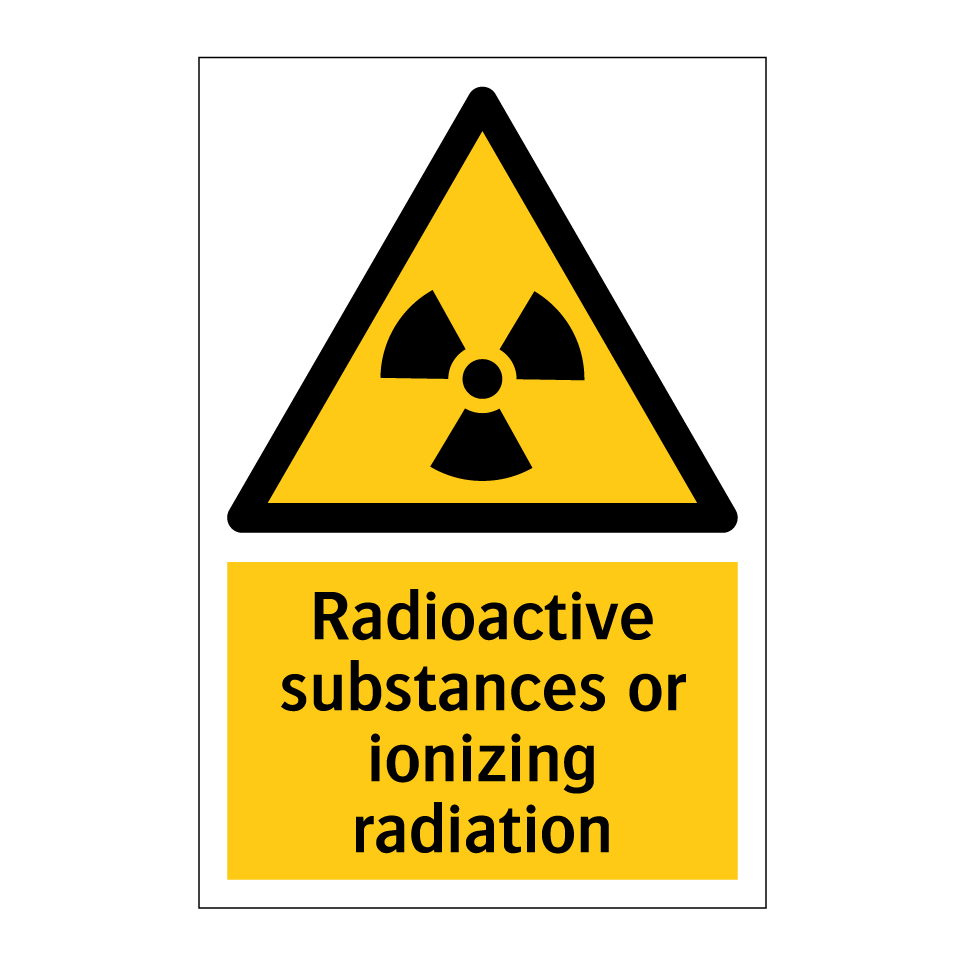 Radioactive substances or ionizing radiation