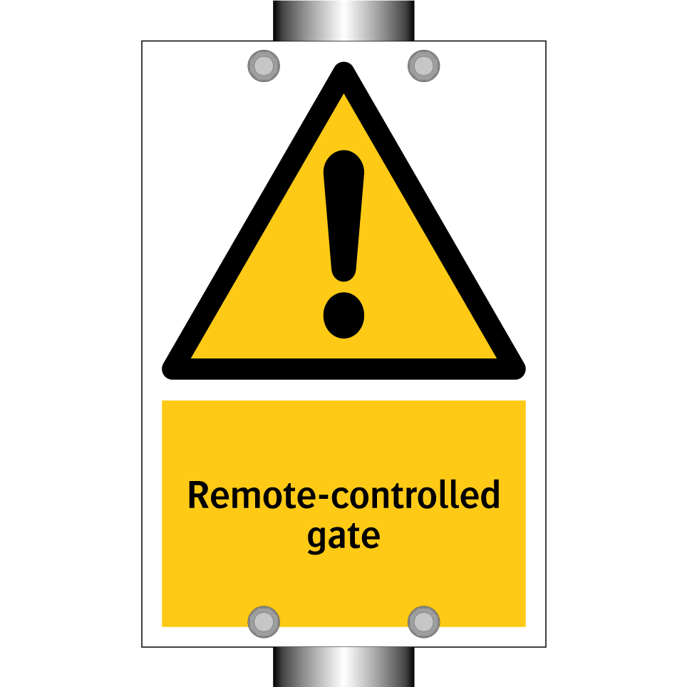 Remote-controlled gate