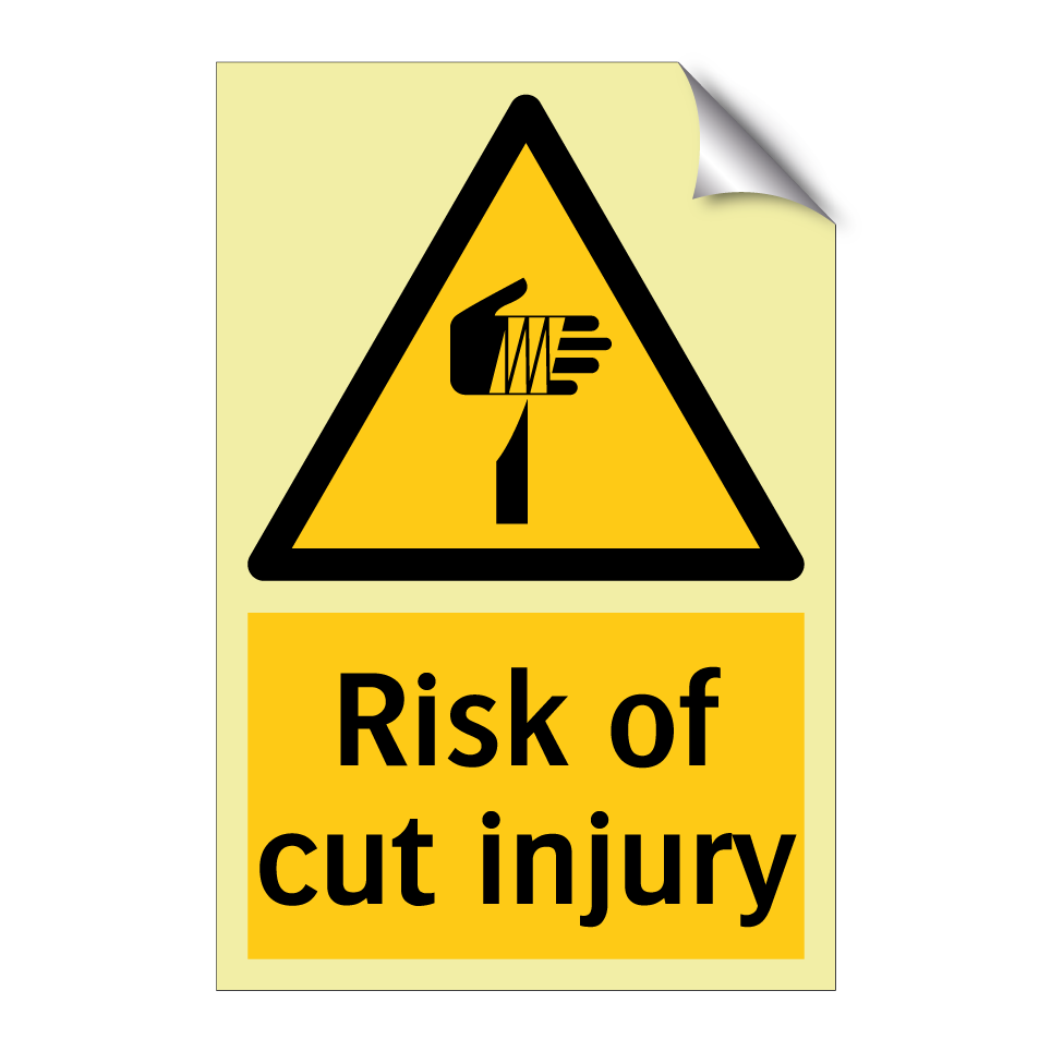 Risk of cut injury