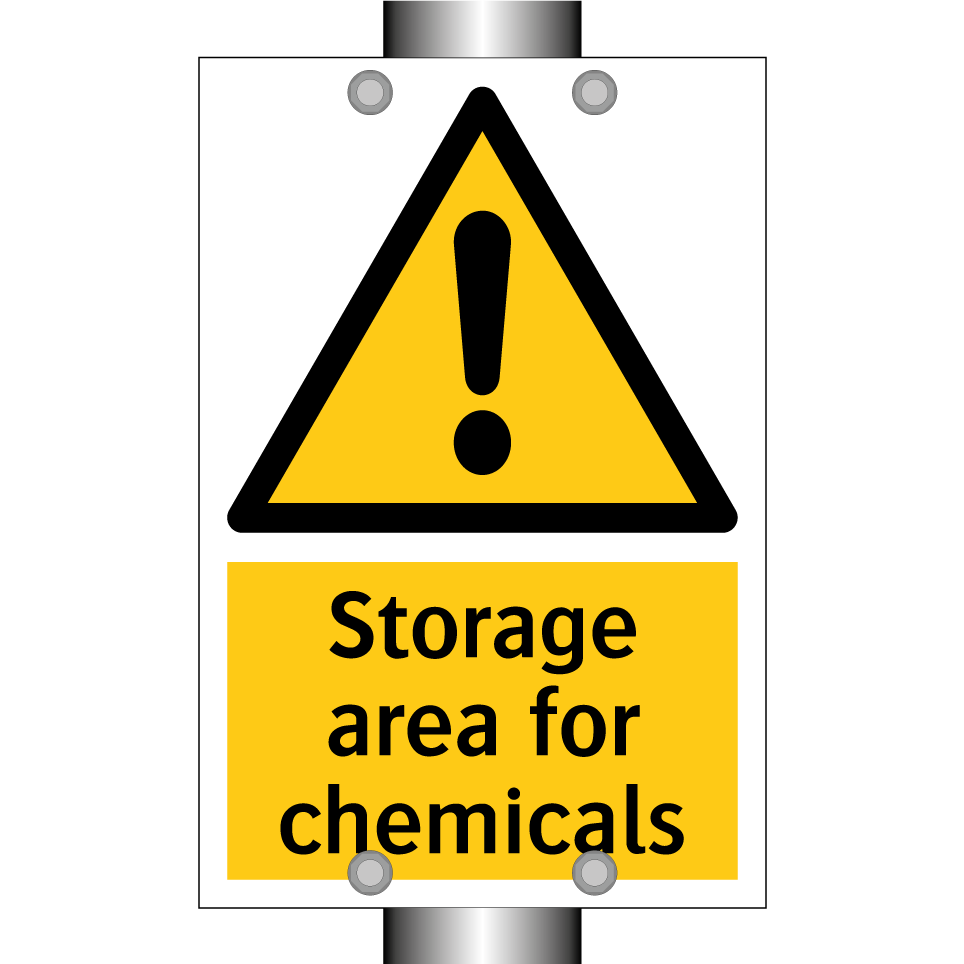 Storage area for chemicals