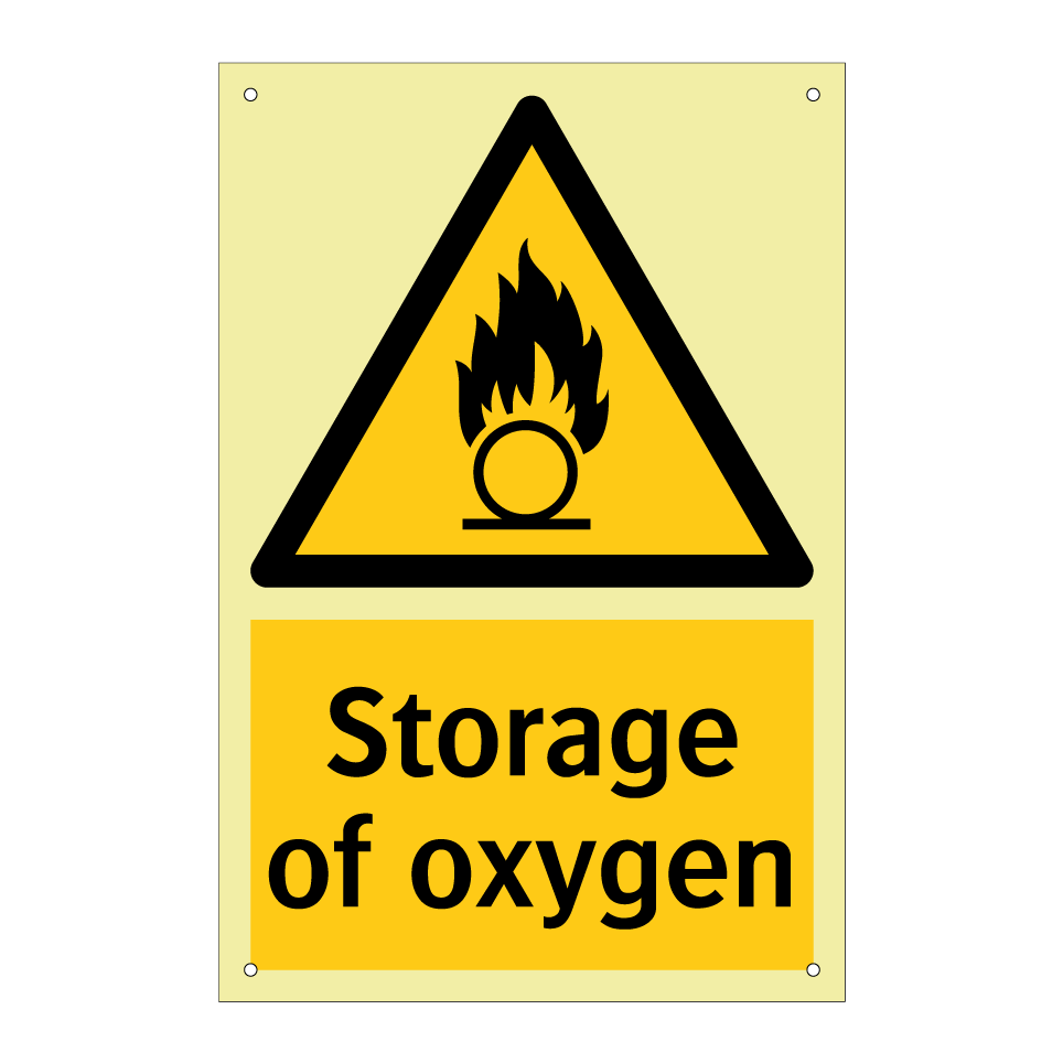 Storage of oxygen