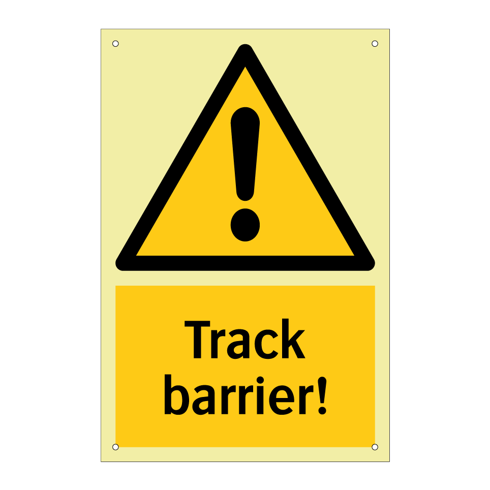 Track barrier!