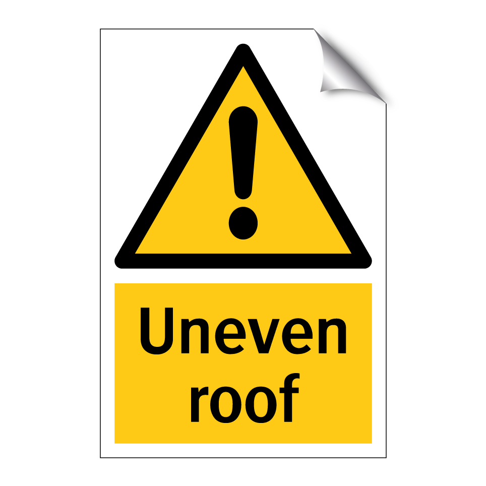 Uneven roof
