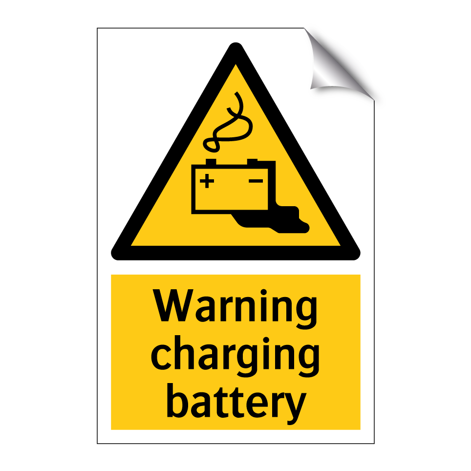 Warning charging battery