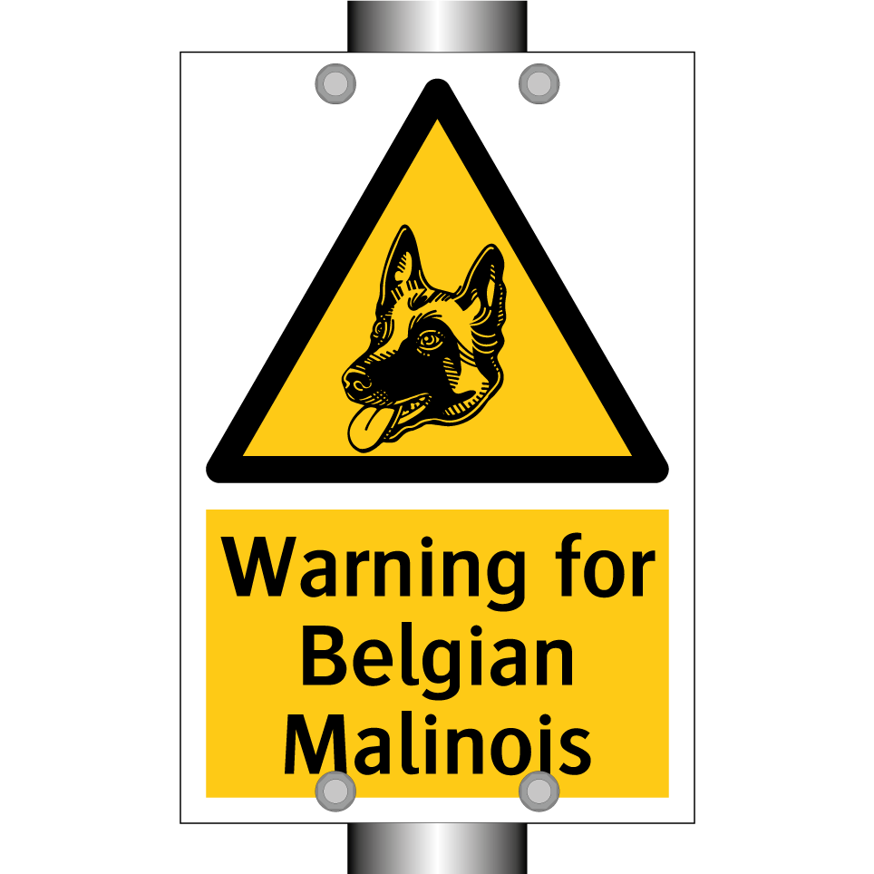 Warning for Belgian Malinois