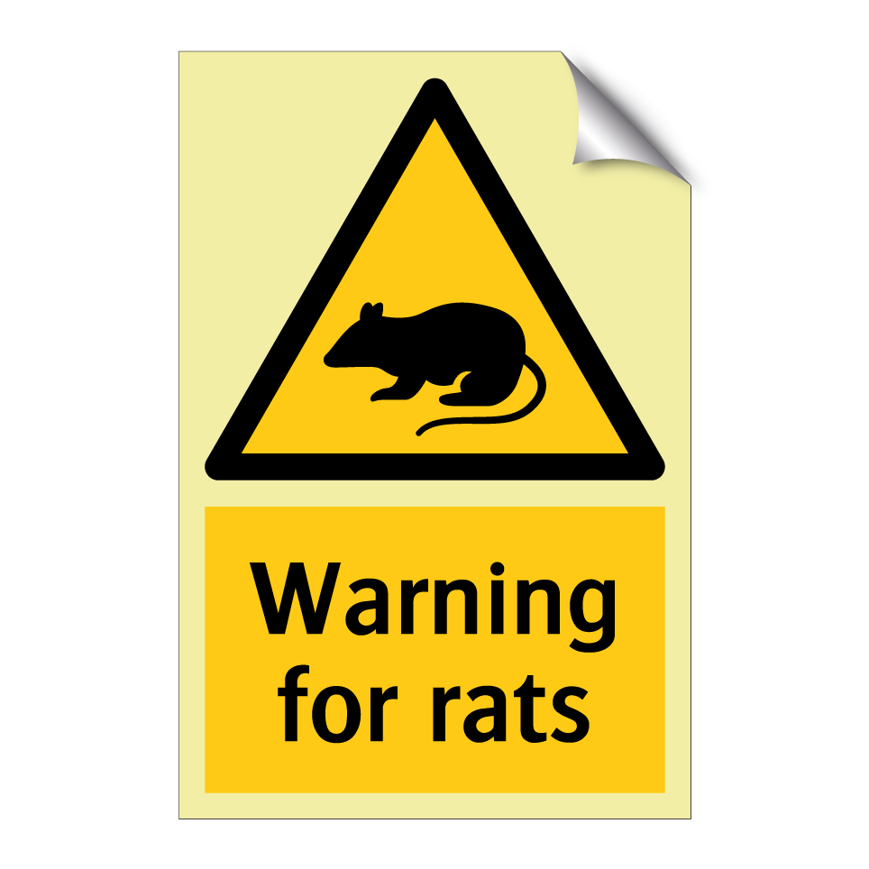 Warning for rats