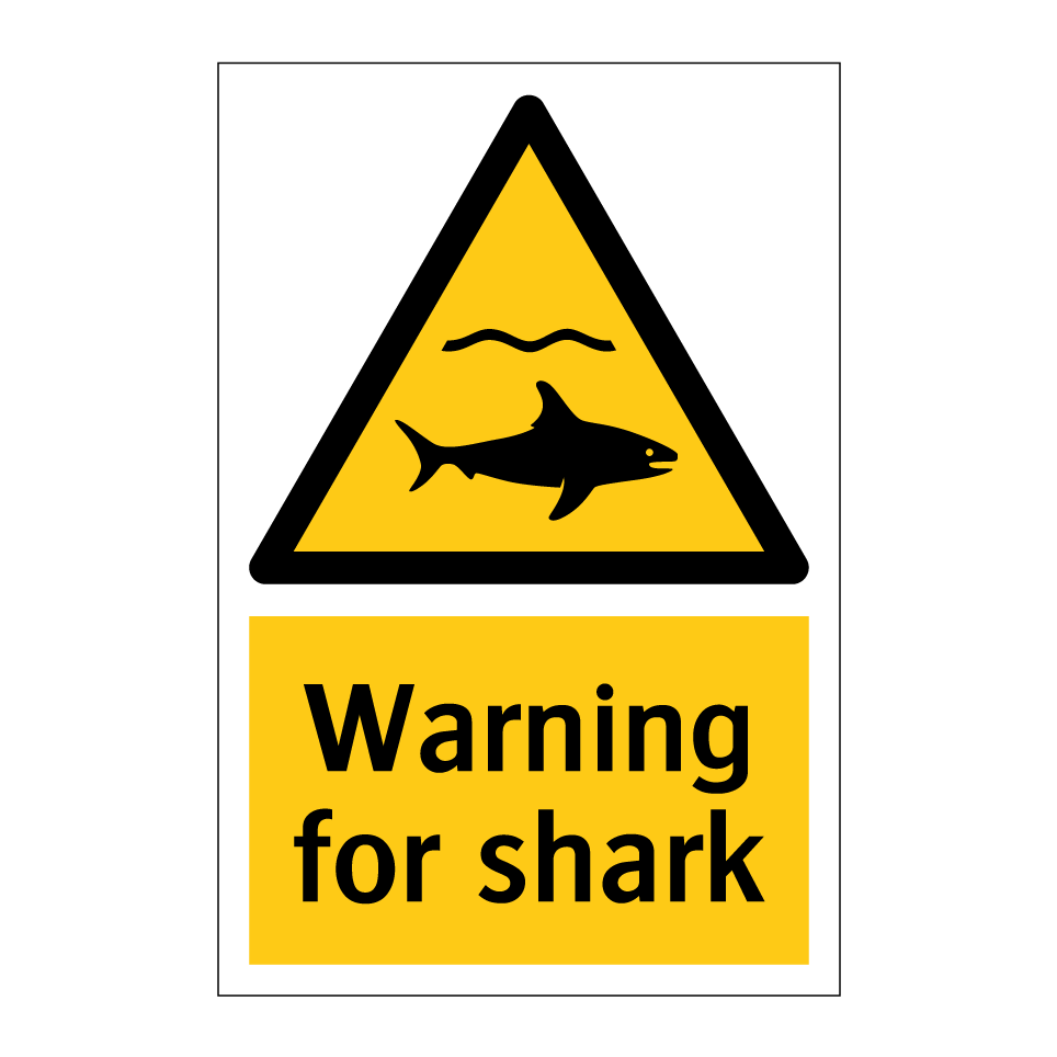 Warning for shark