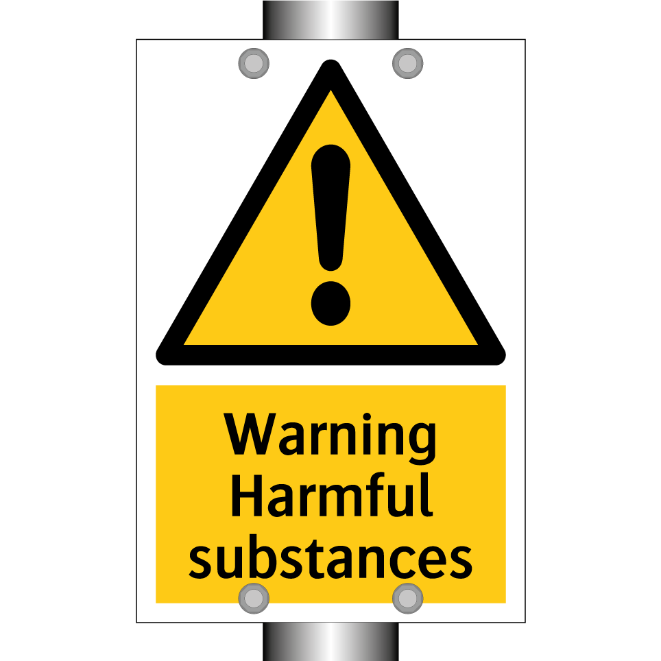 Warning Harmful substances