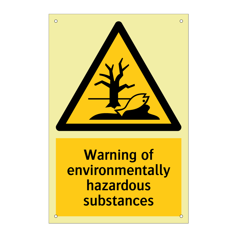 Warning of environmentally hazardous substances