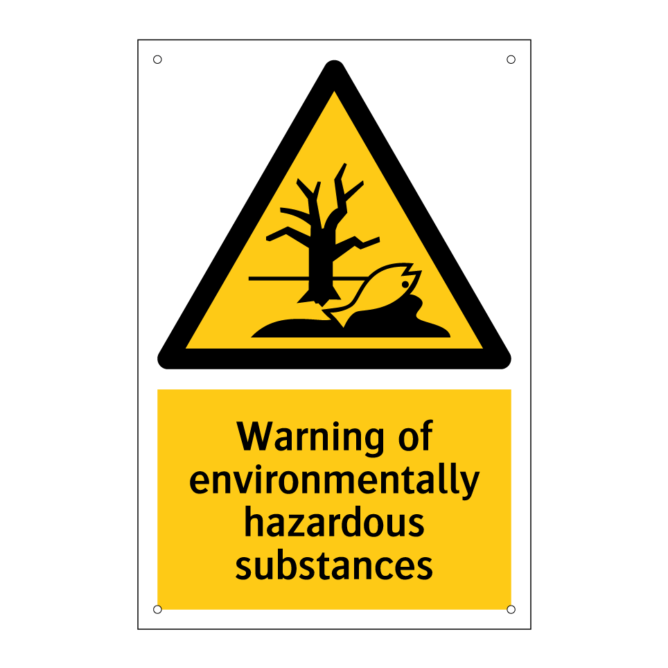 Warning of environmentally hazardous substances