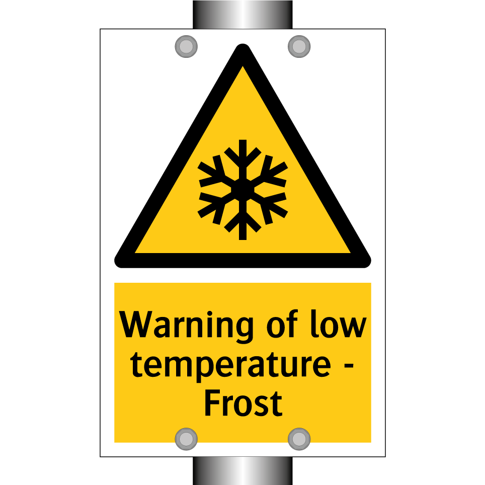 Warning of low temperature - Frost