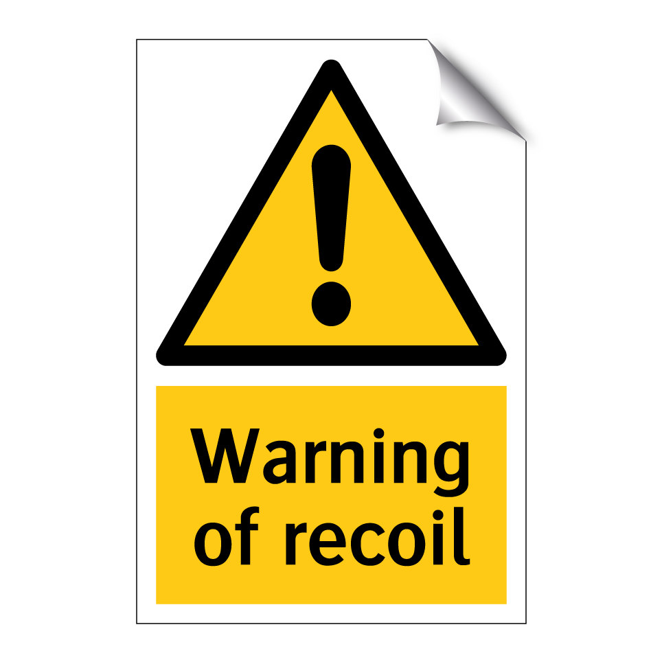Warning of recoil