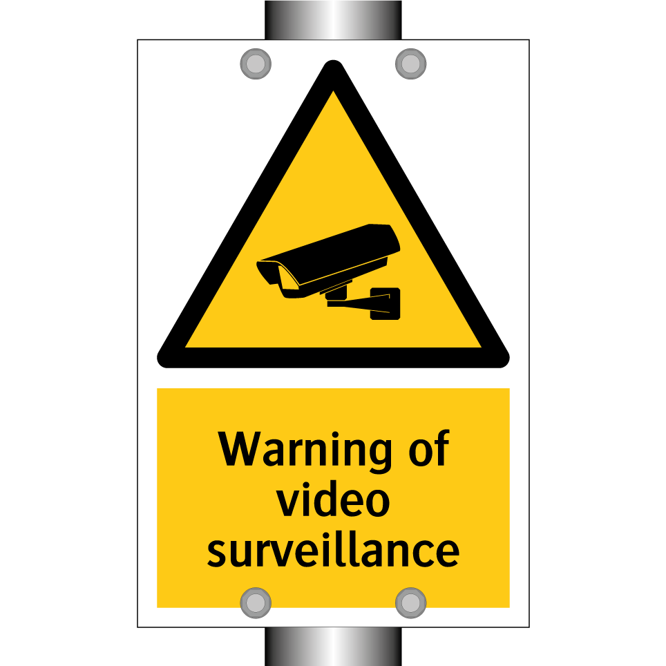 Warning of video surveillance