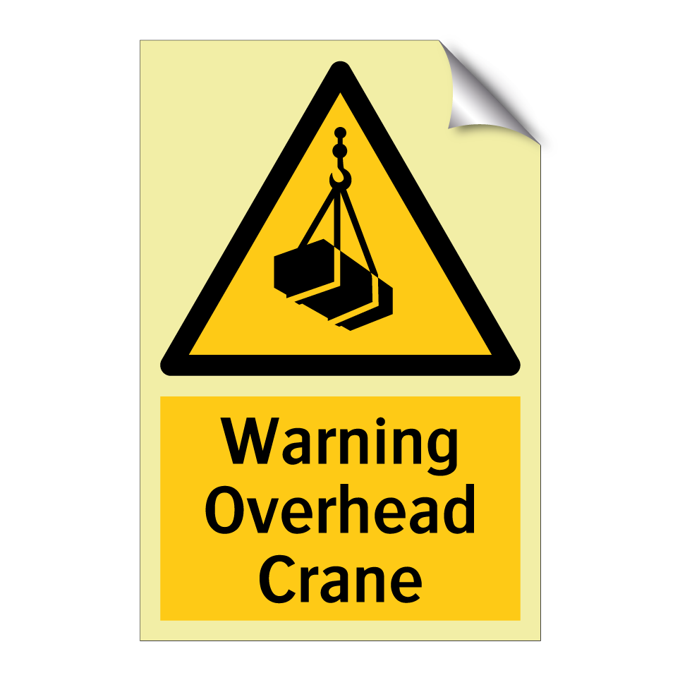 Warning Overhead Crane