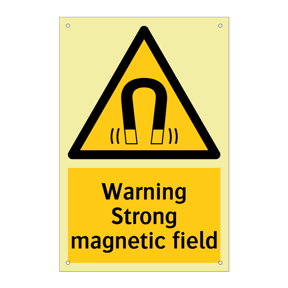 Warning Strong magnetic field