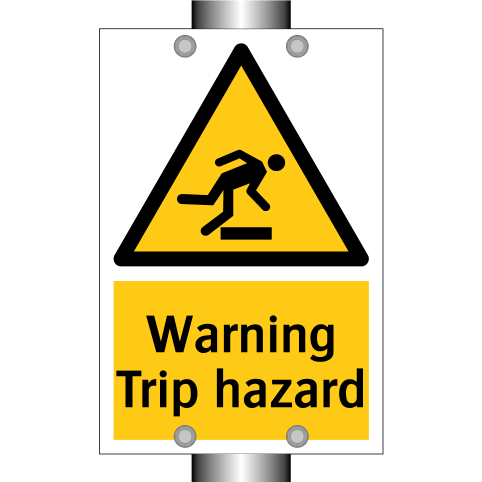Warning Trip hazard