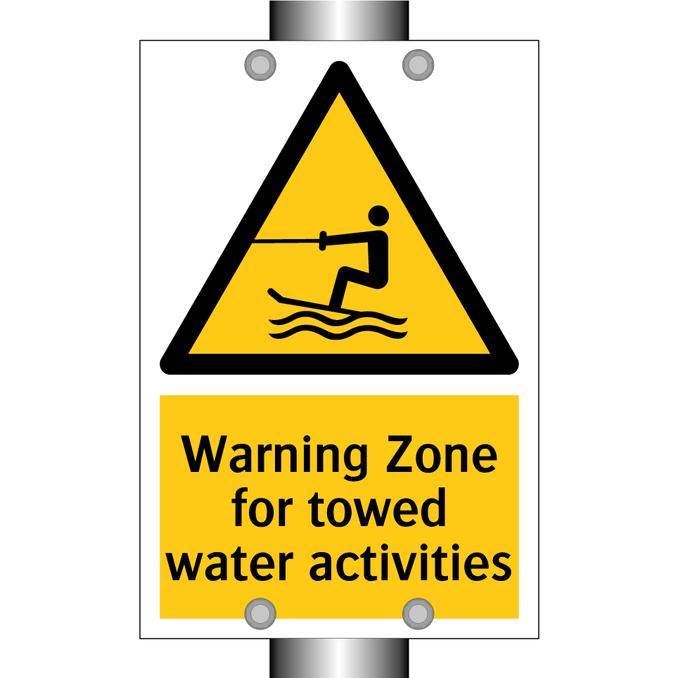 Warning Zone for towed water activities
