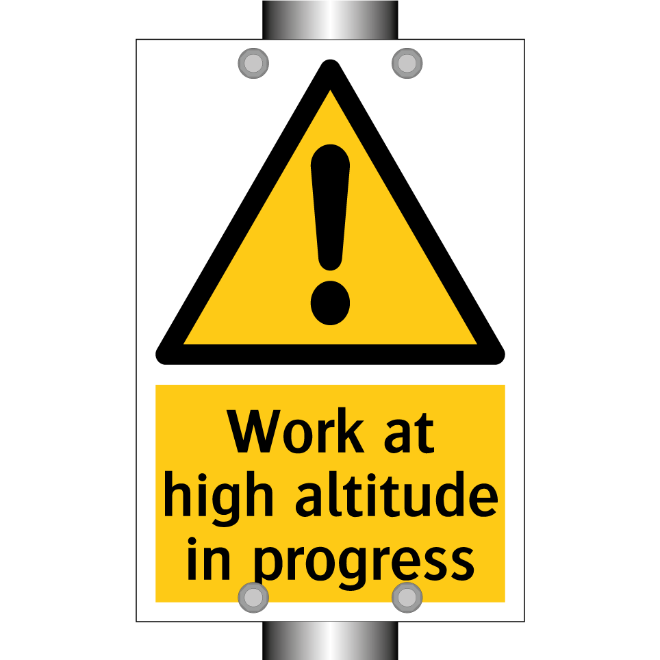 Work at high altitude in progress