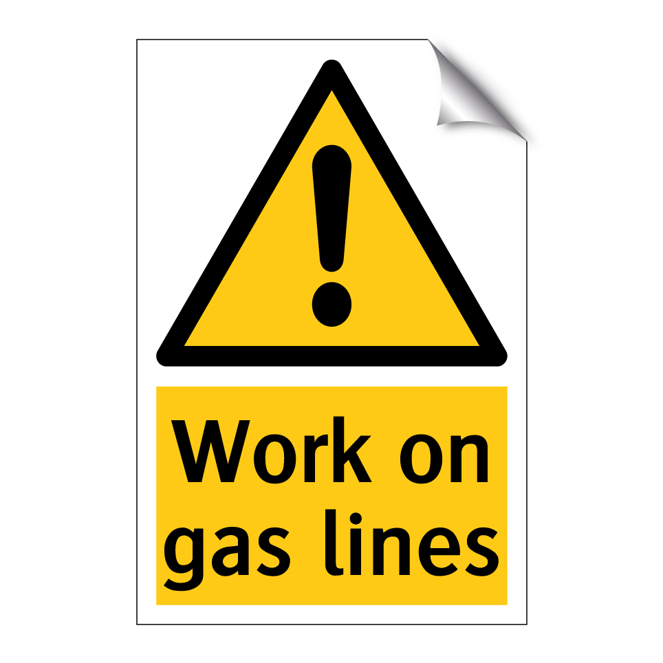 Work on gas lines