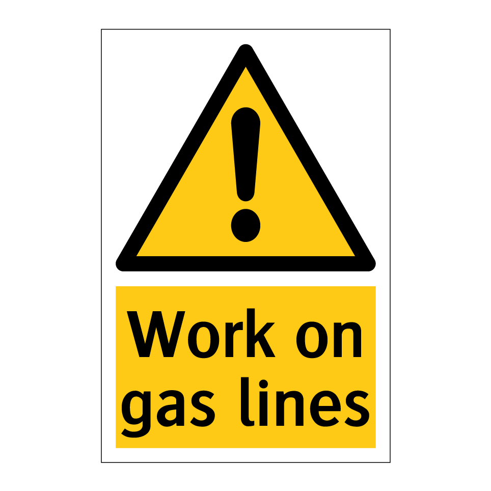 Work on gas lines