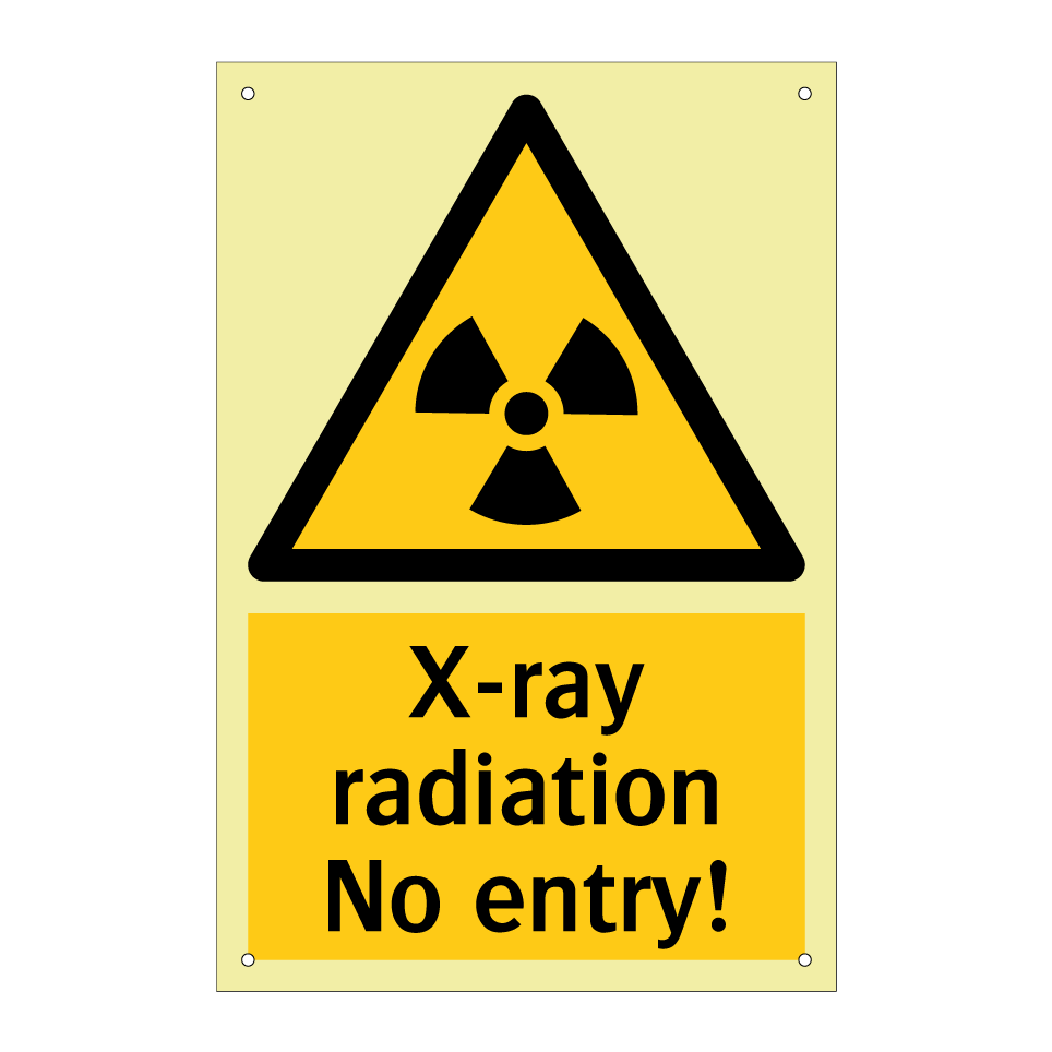 X-ray radiation No entry!