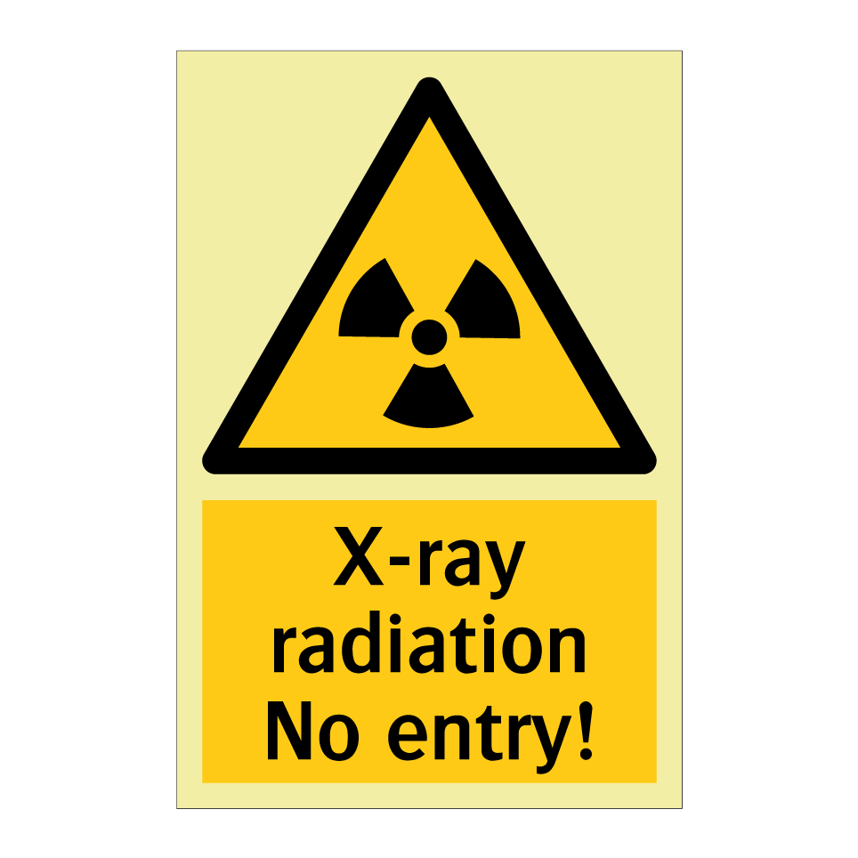 X-ray radiation No entry!