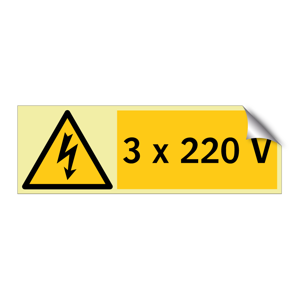3 x 220 V