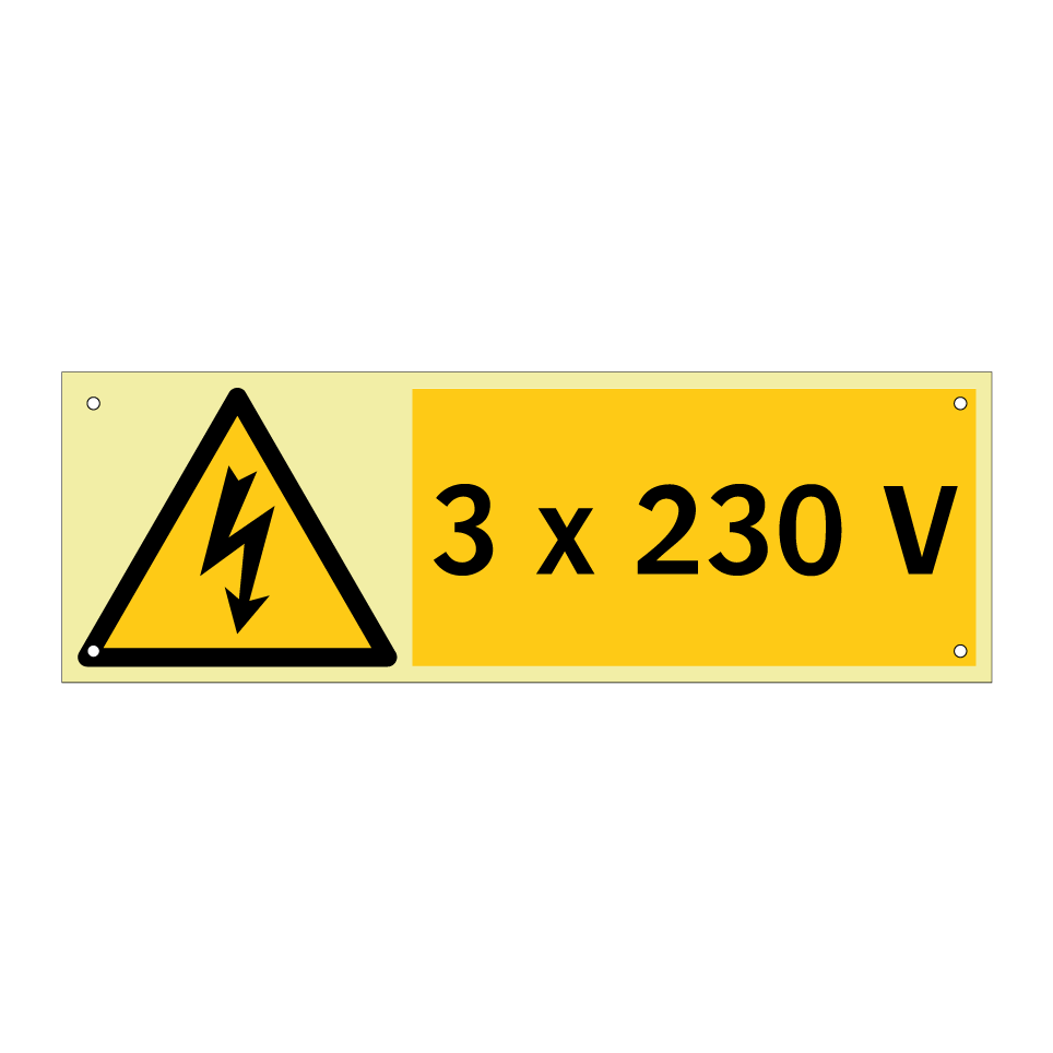 3 x 230 V