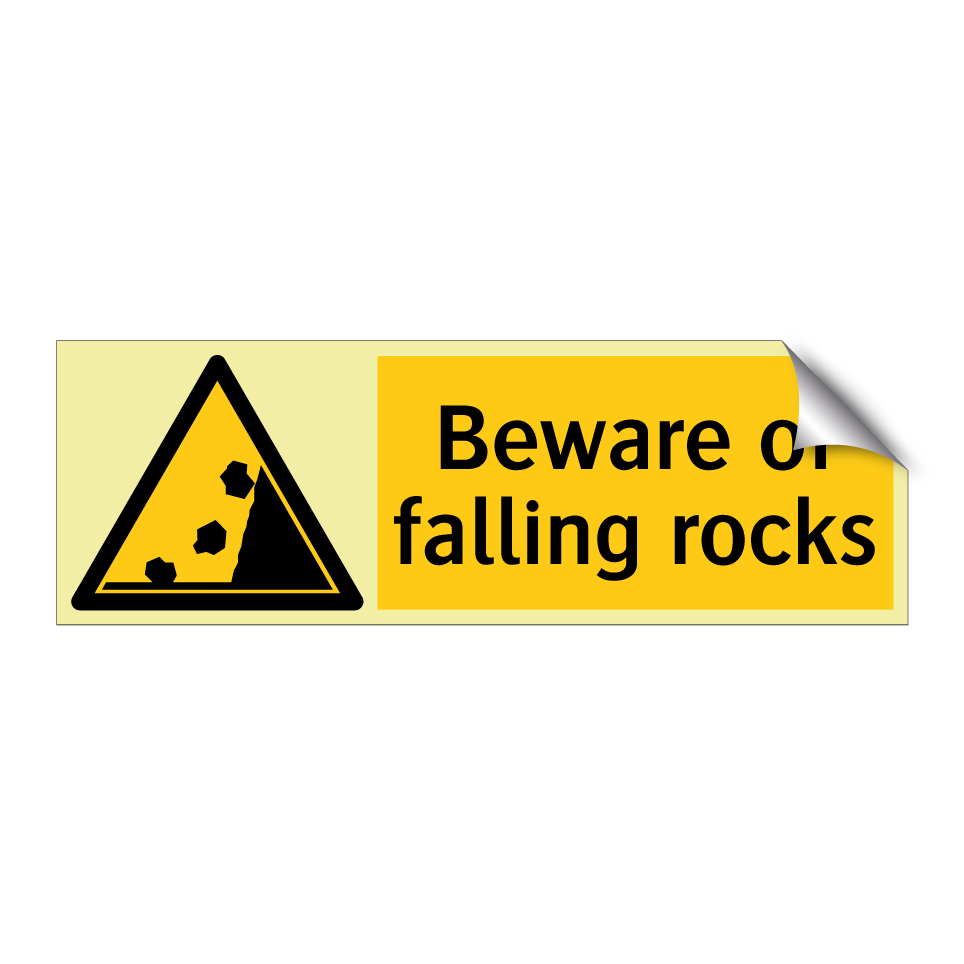 Beware of falling rocks
