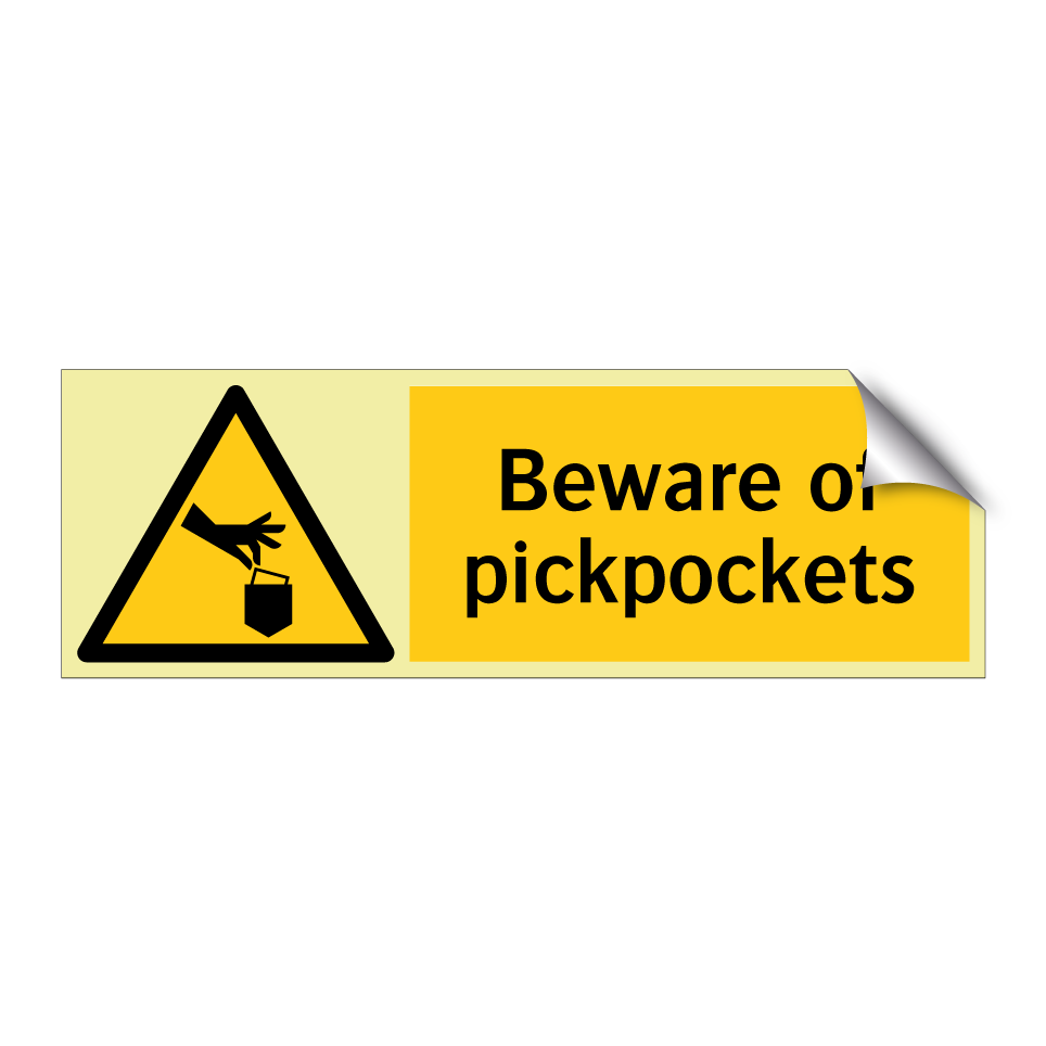 Beware of pickpockets