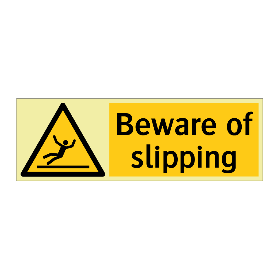 Beware of slipping
