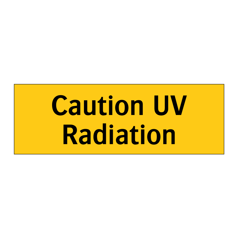 Caution UV Radiation