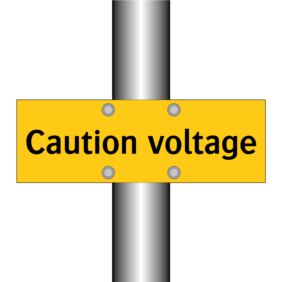 Caution voltage