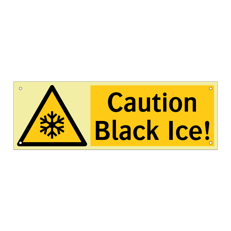 Caution Black Ice!
