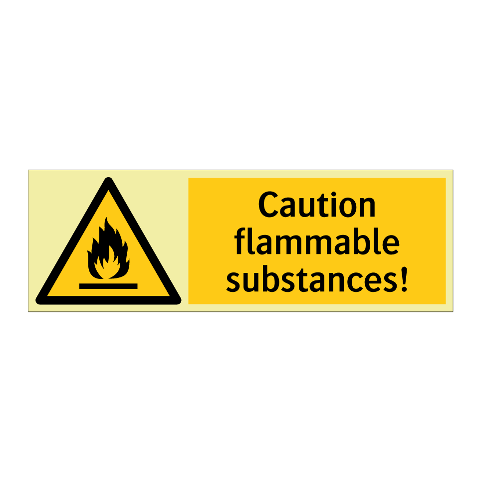 Caution flammable substances!