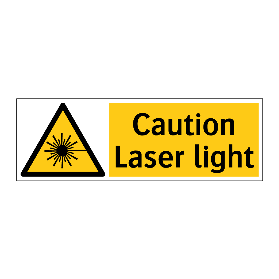 Caution Laser light