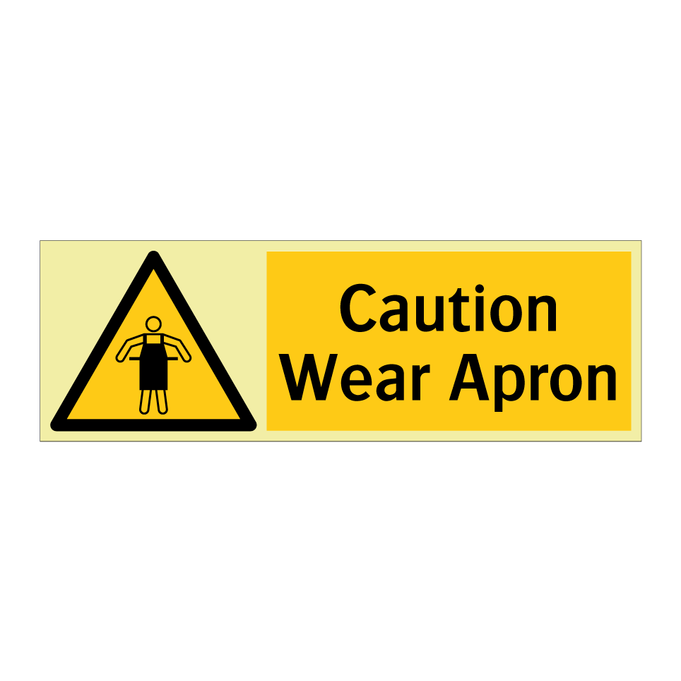 Caution Wear Apron