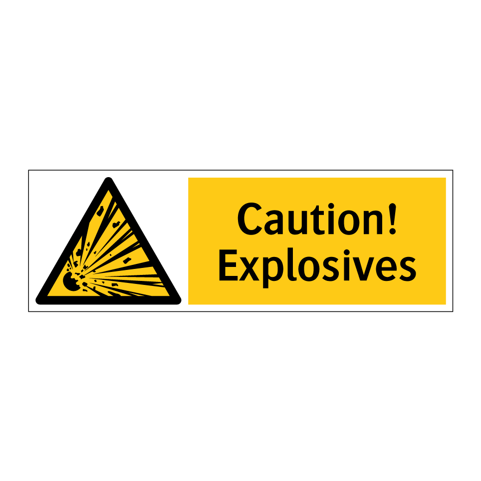 Caution! Explosives