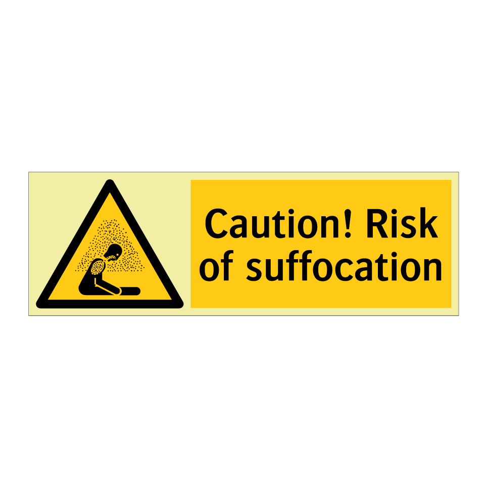 Caution! Risk of suffocation