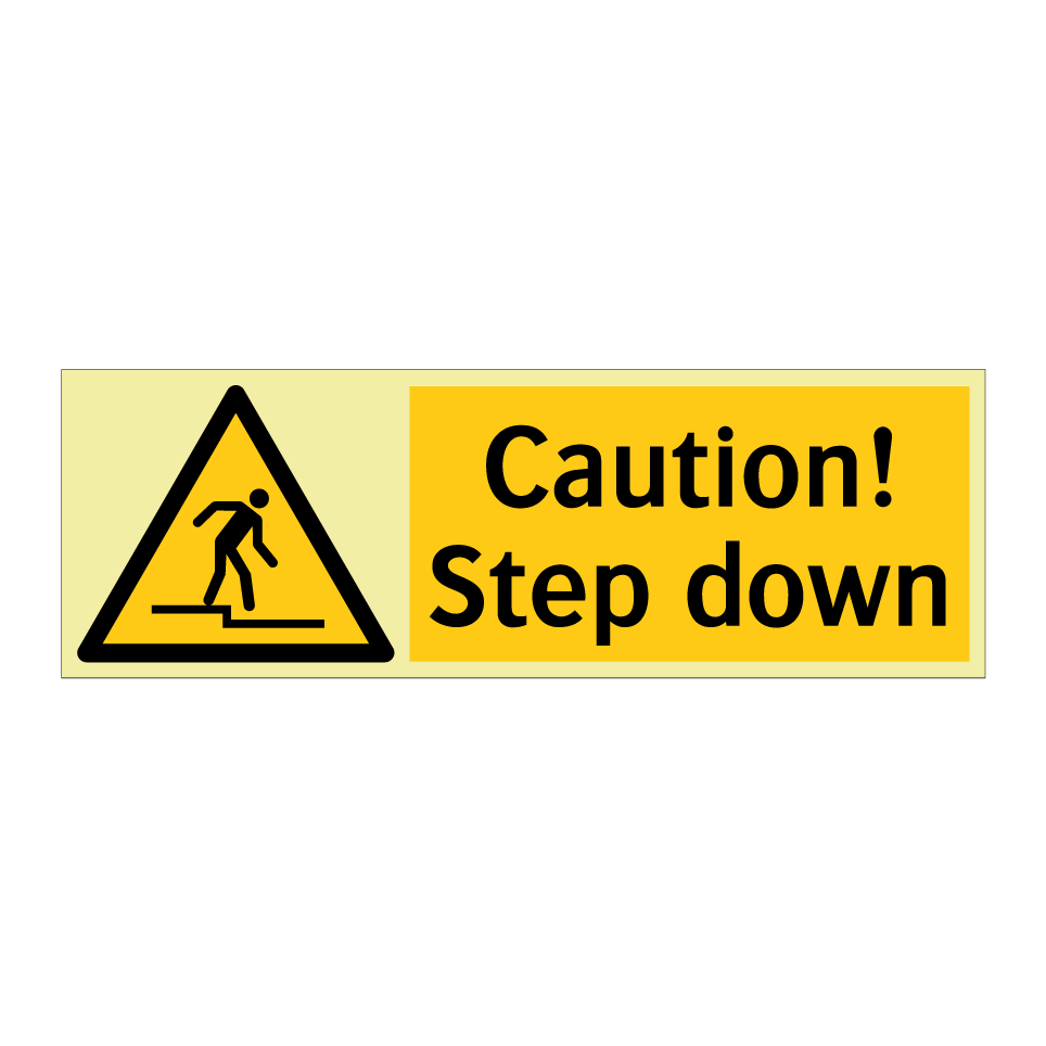 Caution! Step down