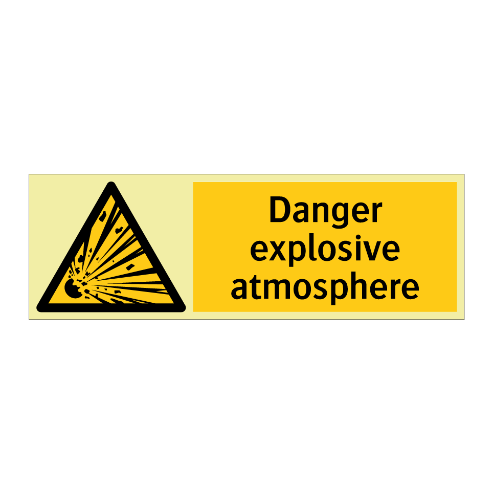 Danger explosive atmosphere