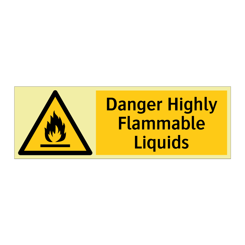 Danger Highly Flammable Liquids